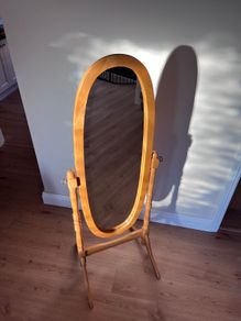 Large Oval Dressing Mirror