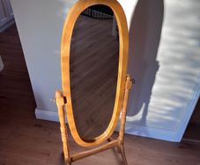 Large Oval Dressing Mirror