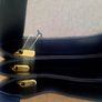 Genuine black leather handbag in excellent condition with no issues see last three photos for exact measurements FREE TRACKED POSTAGE INCLUDED Image 4