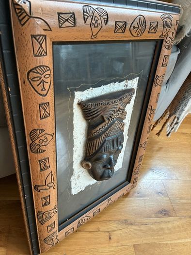 2 African Wall Decorations.