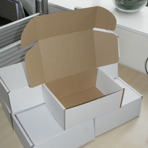 Lot of 5 pcs ecommerce shipping boxes eco friendly cardboard retail box for online shop, online retail gift colelct Size 28 cm x 18 cm x 11cm