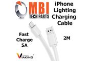 iPhone 14 13 12 Mini 11 Pro Max XS XR Lighting Fast Charging Data Charge Cable Quick Charge 5A 2M
