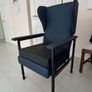 High back orthopaedic chair & cushion Image 2