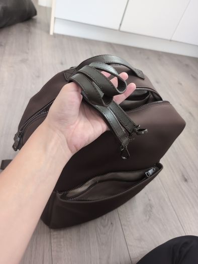 Mina Baie Changing bag (real leather and nylon)