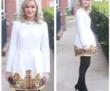 Horse print dress fits sm new