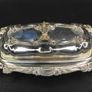Vintage Silver Plate Butter Dish Image 2