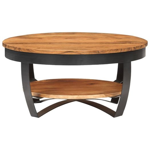 Coffee Table 65x65x32 cm Solid Acacia Wood