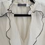 Mint Velvet Contrast Ruffle Blouse Image 3