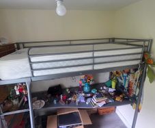 bunk bed+ metres with table