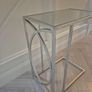 Silver side table Image 3
