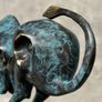 Salvador Dali Inspired Bull - Patinated Bronze Image 10