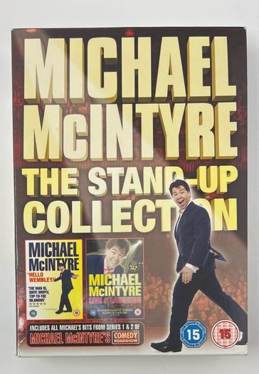 Michael McIntyre The Stand-up Collection s-disc DVD set. Included "Hello wembley" & "Live & Laughing)