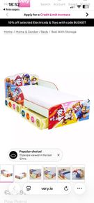 Paw Patrol Toddler Bed