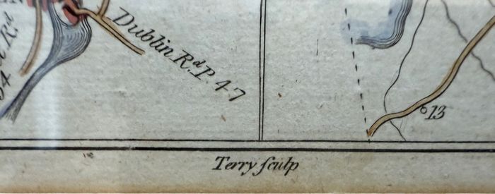 Genuine 18th Century Taylor & Skinners Roads of Ireland (Omagh, Enniskillen and Belleek)