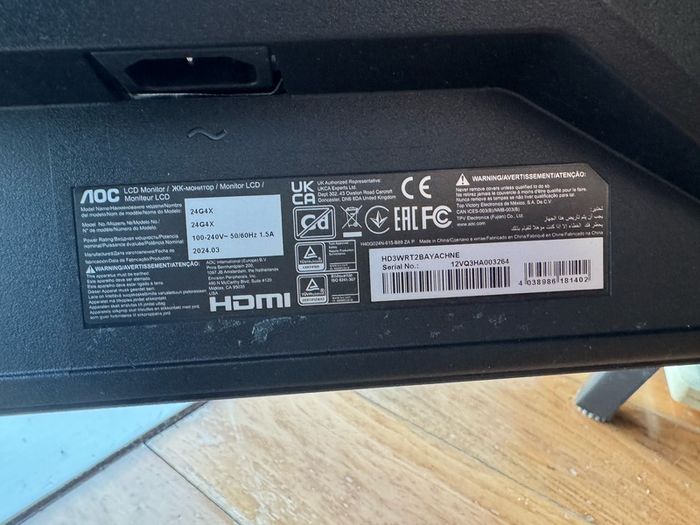 Gaming monitor for parts
