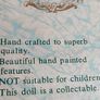 Vintage Large Porcelain Doll Image 9