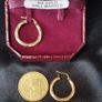 9ct gold hoop earrings Image 5