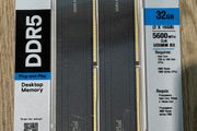 32gb (16gbx2) Ddr5 Ram Crucial New Sealed 5600mhz Cl46