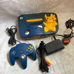 Nintendo 64 Pokemon Pikachu Edition Blue N64 Console