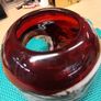 Ruby red candle holder Image 5