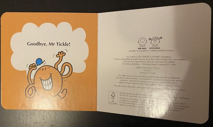 Roger Hargraeves Mr. Tickle