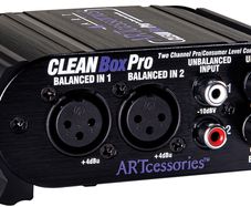 ART Cleanbox Pro 2-Channel Level Converter