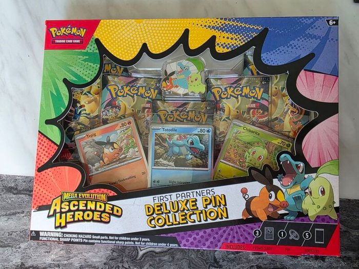 Pokemon Ascended Heroes First Partner Deluxe Pin Collections