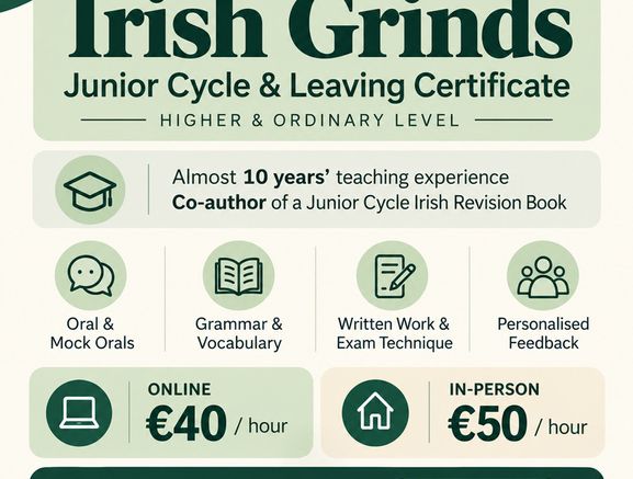 Irish Grinds | Junior Cycle & Leaving Cert
