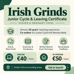 Irish Grinds | Junior Cycle & Leaving Cert