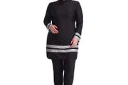 Brand New OBEEII Women's Modest Swimsuits Muslim Full Cover Swimsuit Islamic Beachwear