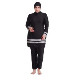 Brand New OBEEII Women's Modest Swimsuits Muslim Full Cover Swimsuit Islamic Beachwear