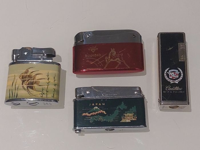 Vintage Lighters Pocket 1970-80's