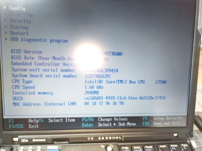 Lenovo ThinkPad X61s laptop