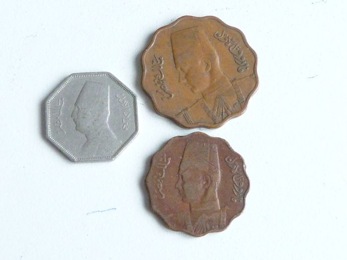 Old Egyptian coins