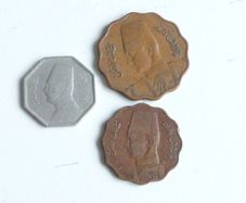 Old Egyptian coins