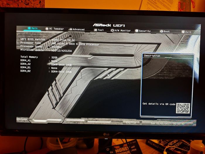 AMD R5 5600+Asrock B350 Pro4+32gb 3600 Cl18+Fortis3