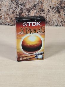 TdK XP pro 45 super VHS-C blank cassette tape Brand new sealed