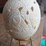 Dummie Khums ostrich egg, rare find, no damage, D18 Image 2