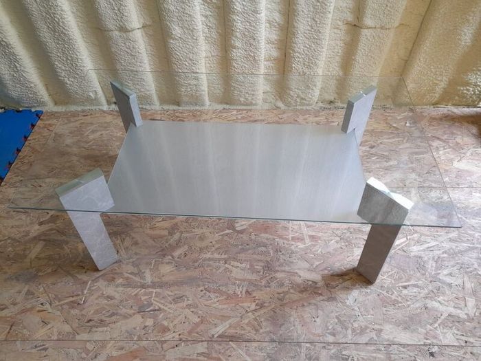 glass coffee table