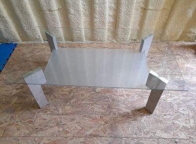 glass coffee table