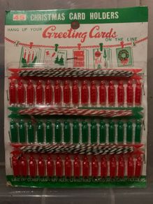 Christmas card holder