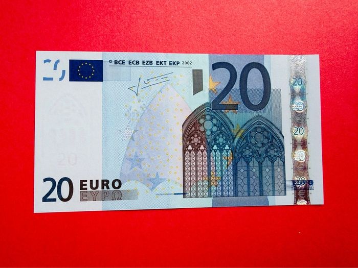 European Union  SLOVAKIA   ( E )  20  Euro. 2002. ( JCT   ) plate Code  GI12 RARE & Scarce ( Uncirculated )