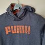 Puma hoodie Size 16 eu 44 grey pullover in like new condition Image 3