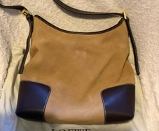 Loewe shoulder bag / suede leather/ new