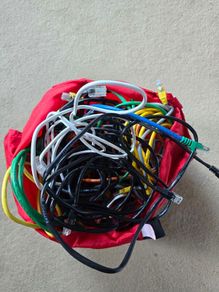 30 [0.25m-12m] x Ethernet patch cables CAT 5,5e,6
