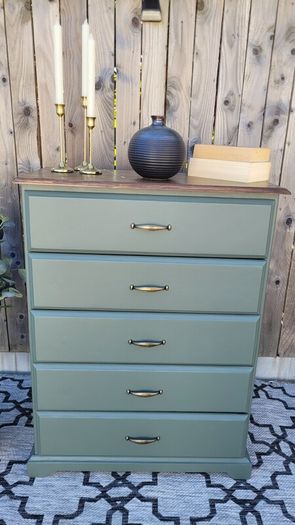 Stunning Customised Solid Wood Chest of drawers.