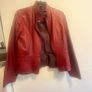 womens leather biker jacket Image 2