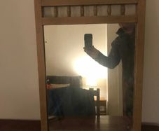 Antique Over Mantle Mirror