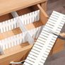 Brand new adjustable drawer dividers / drawer divider - white Image 3