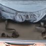 Black Suitcase with Shoulder Strap Image 5